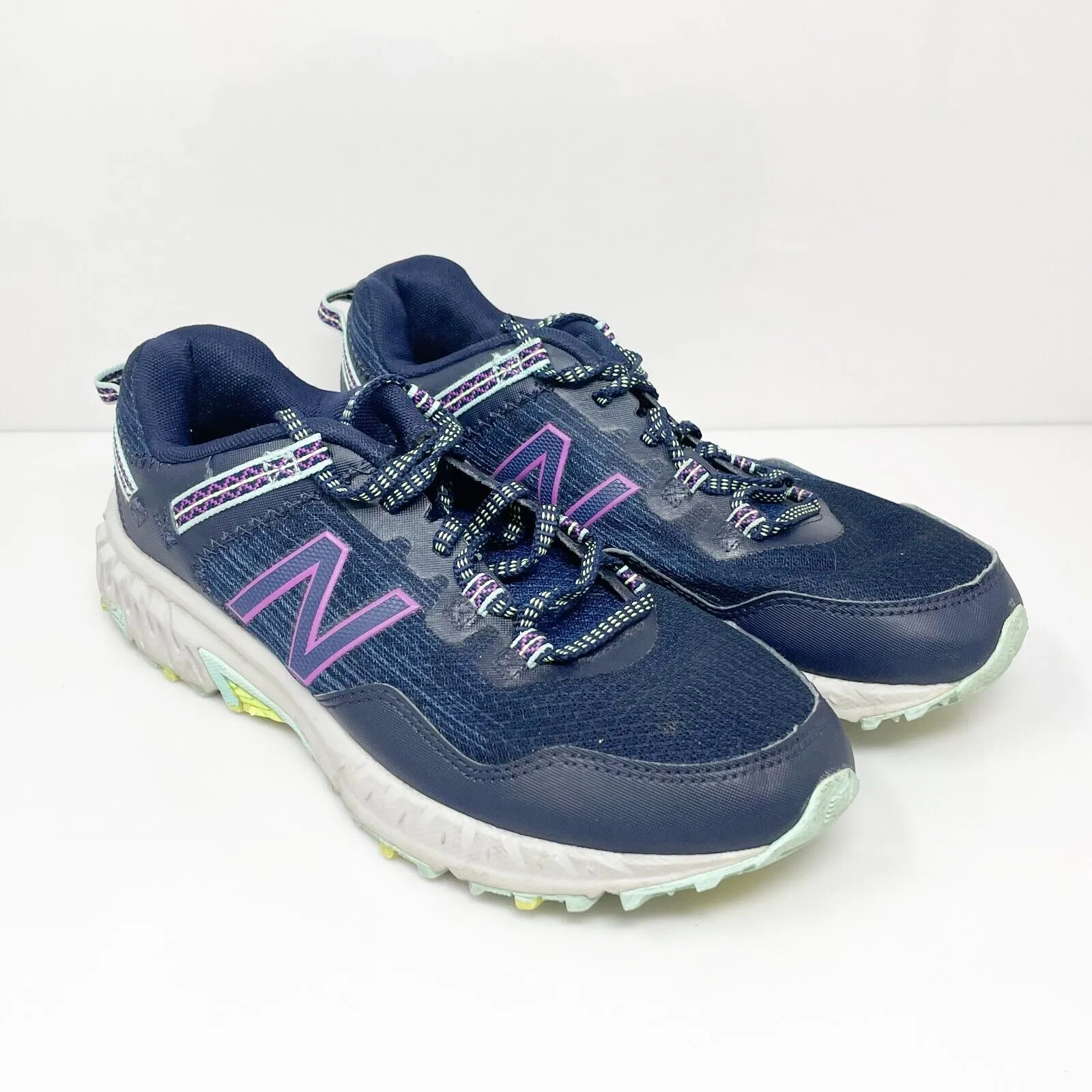 New Balance Womens 410 V6 WT410SN6 Blue Running Shoes Sneakers Size 7.5