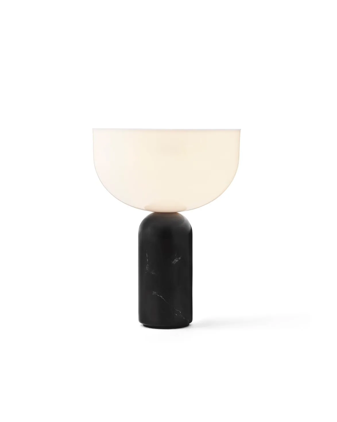 New Works Kizu Portable Table Lamp Black Marble