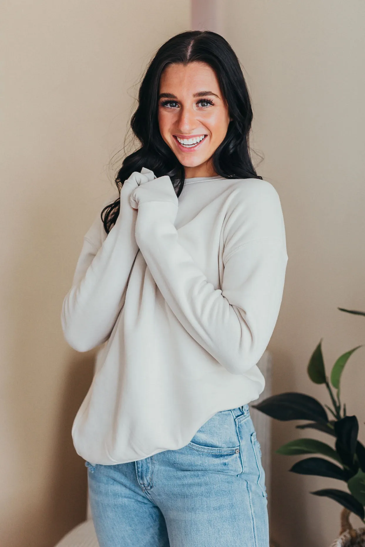 Oat Collective | Premium Basic Solid Sweatshirt