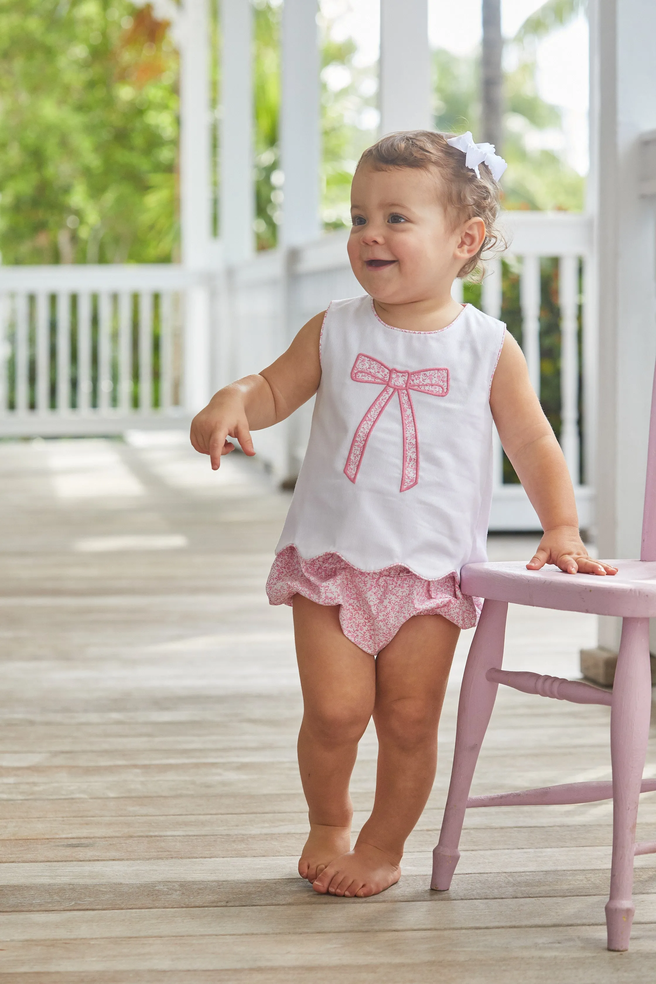 Odette Diaper Set - Pink Vinings