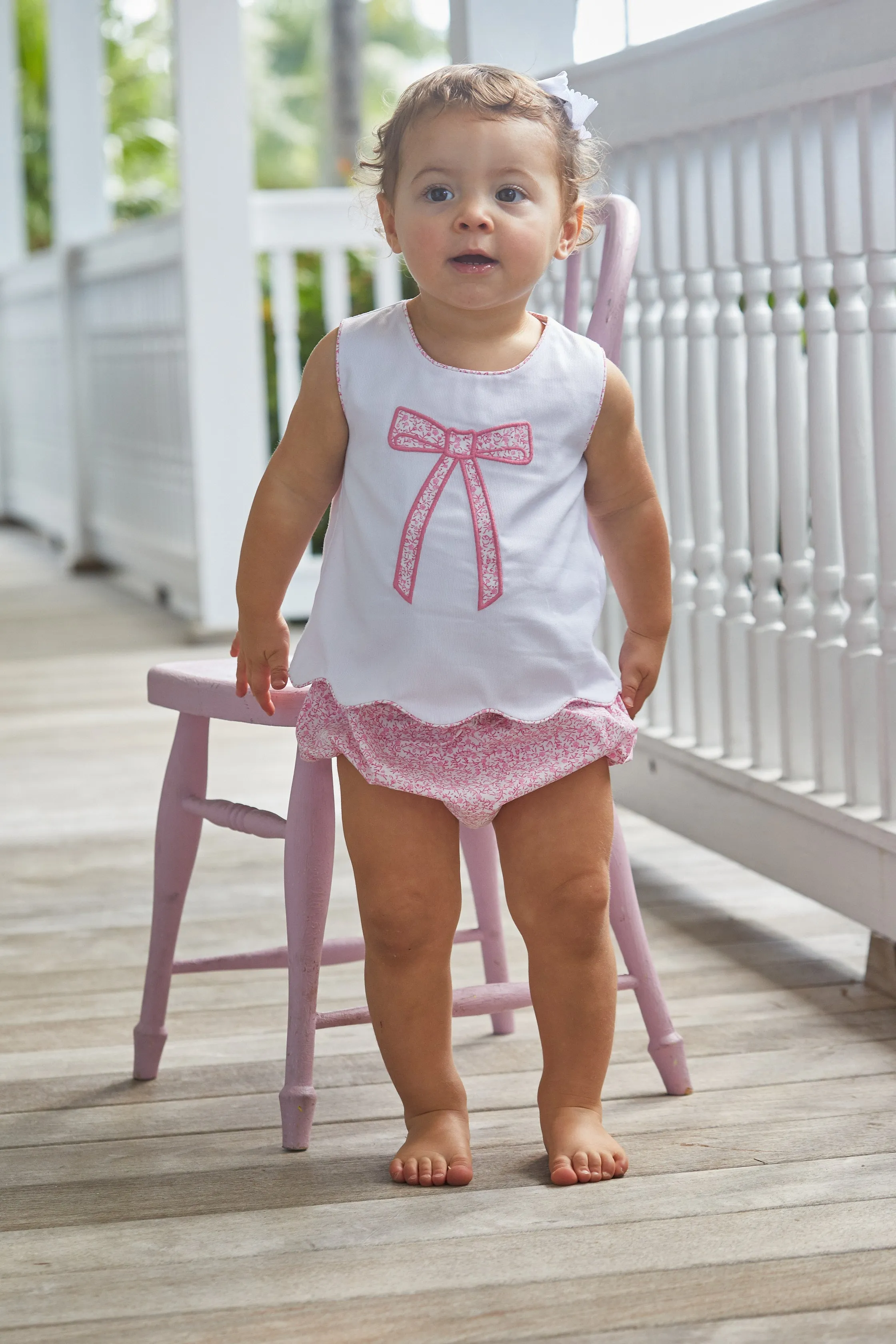 Odette Diaper Set - Pink Vinings