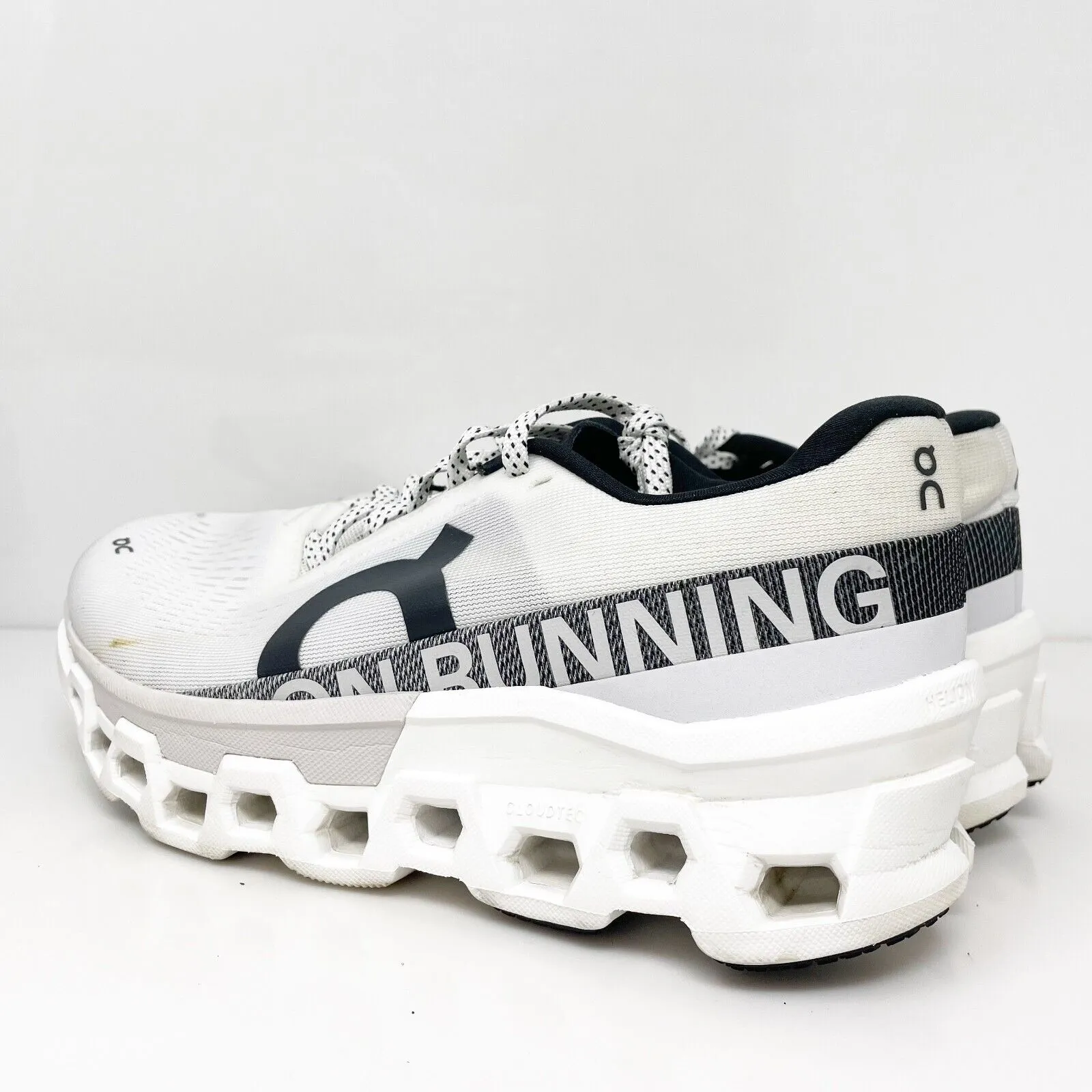 On Womens Cloudmonster 2 White Running Shoes Sneakers Size 7.5