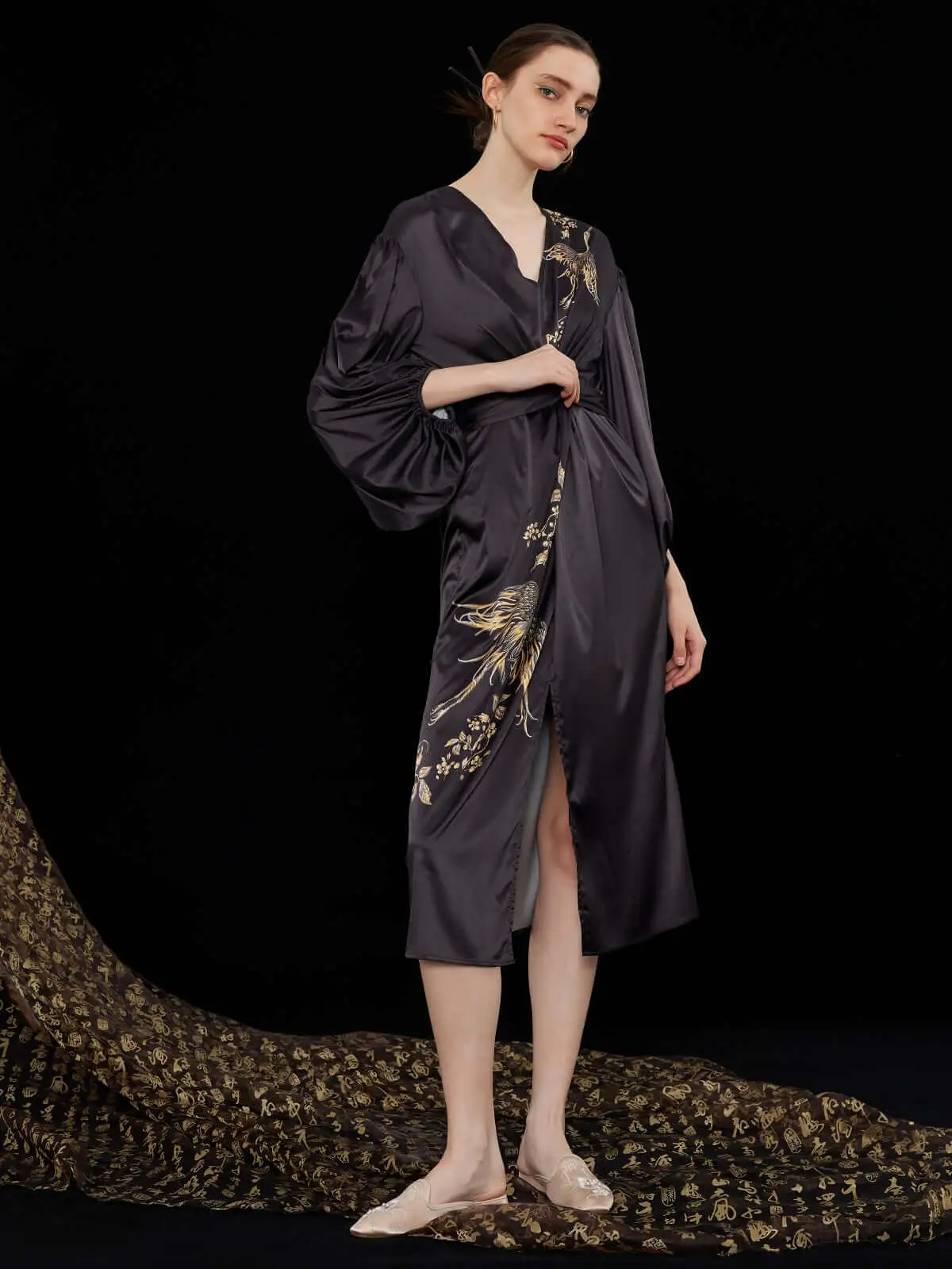 Oriental Phoenix Lantern Dress