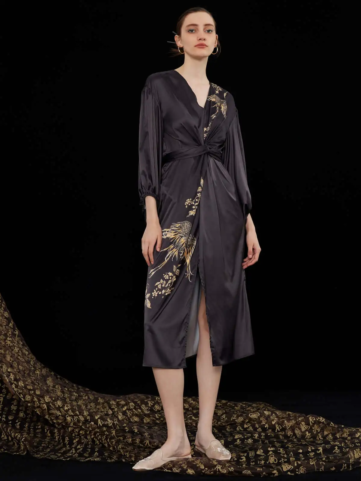 Oriental Phoenix Lantern Dress