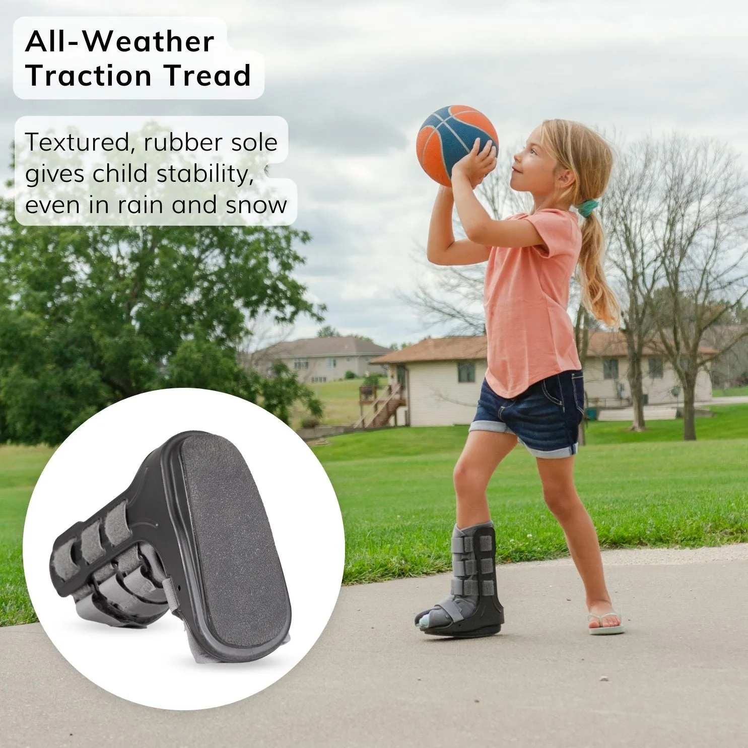 Pediatric Walking Boot | Children’s CAM Medical Walker Cast for Youth Fractured or Broken Toe, Foot, Ankle