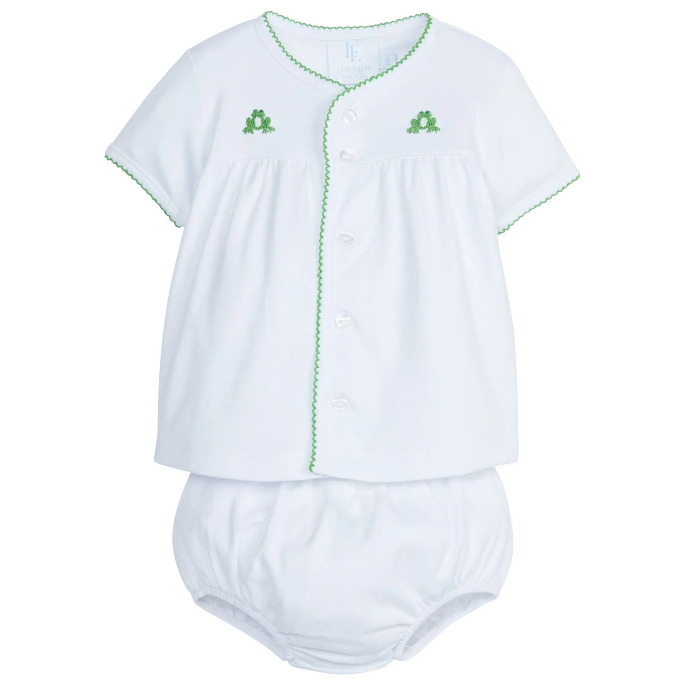 Pinpoint Layette Set - Frog