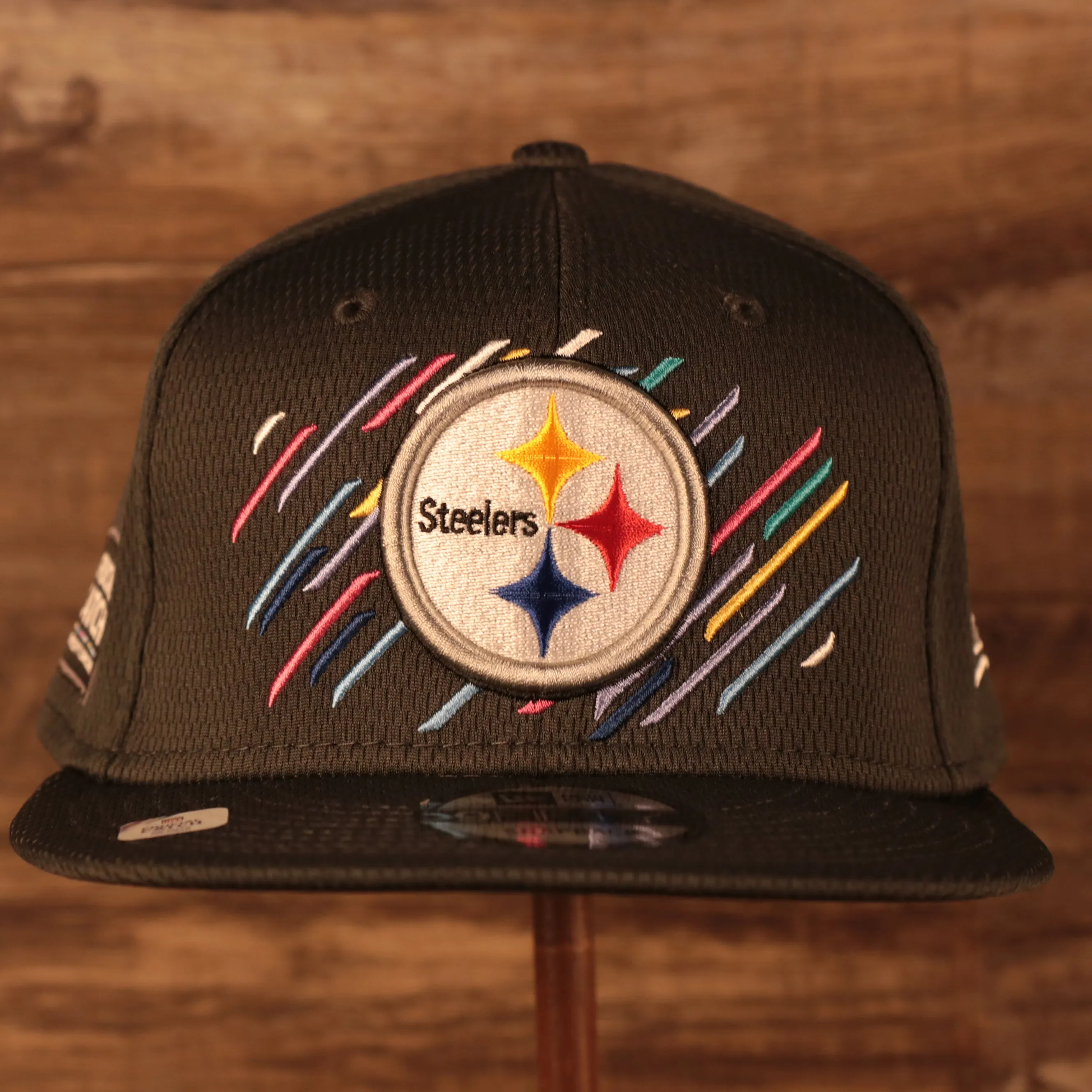 Pittsburgh Steelers NFL 2021 Crucial Catch Breast Cancer Awareness 9Fifty Snapback Hat