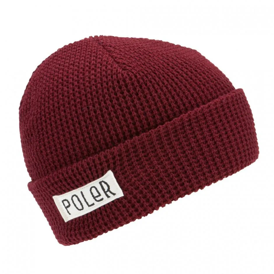 POLER WORKERMAN BEANIE // BURGUNDY