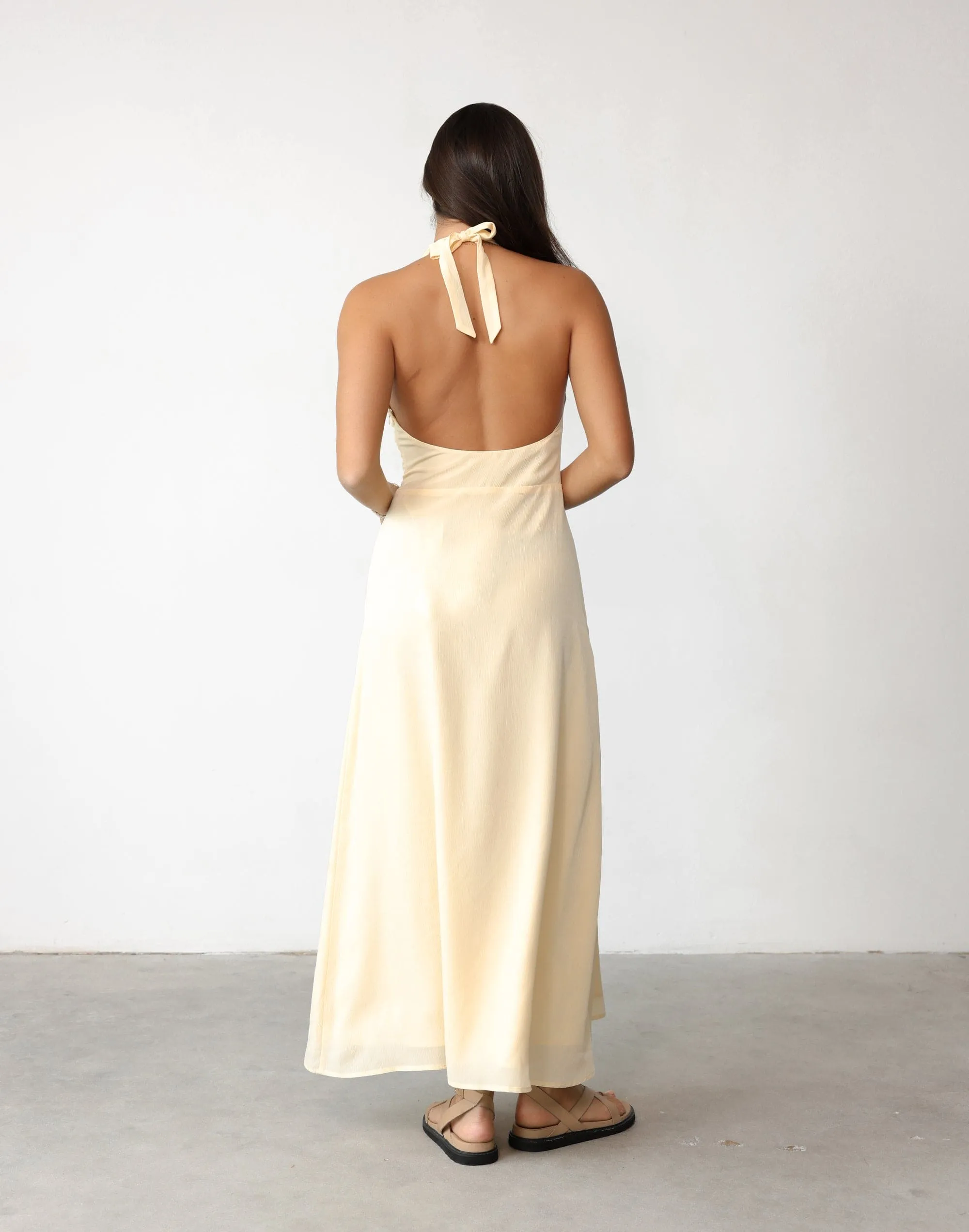 Raquelle Maxi Dress (Lemon)