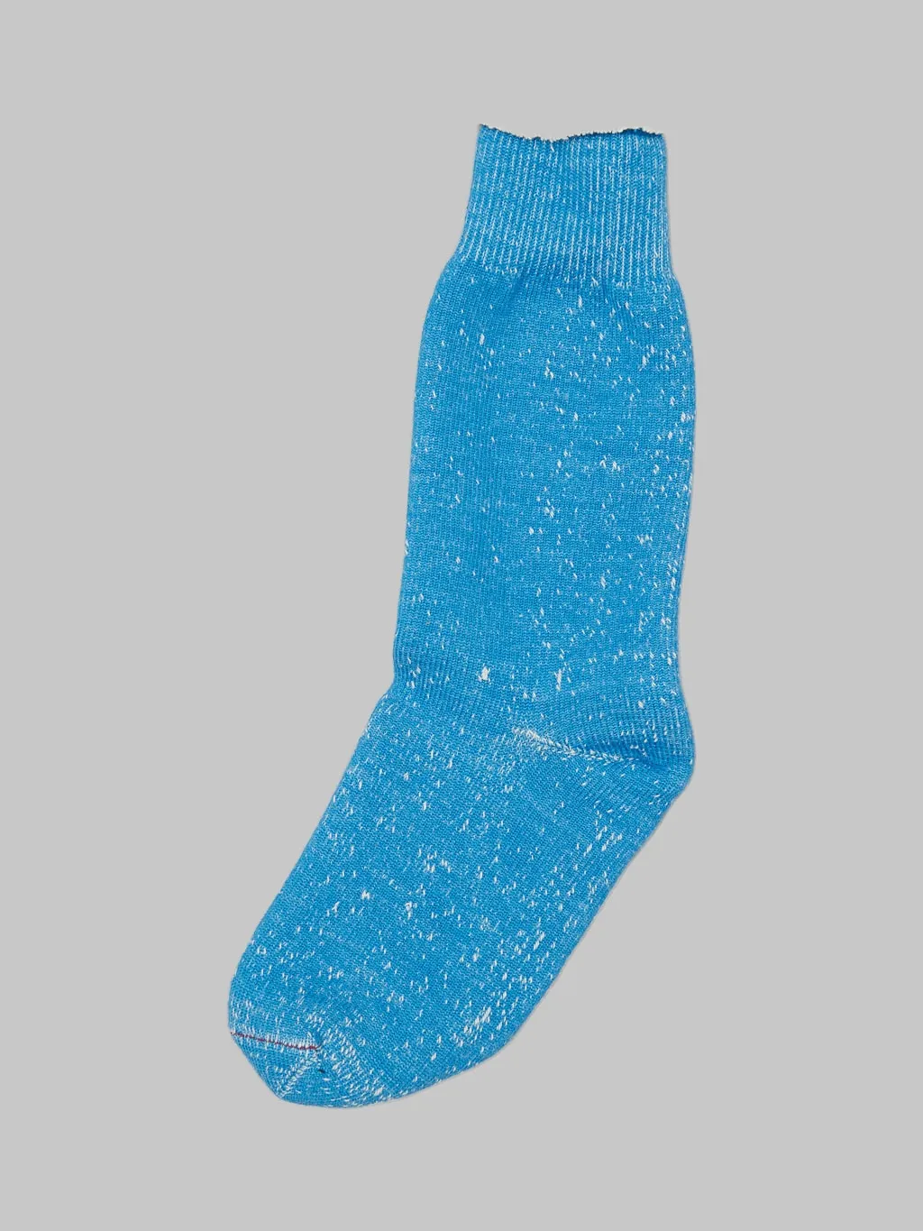 ROTOTO Double Face Crew Socks Merino Wool & Organic Cotton Blue