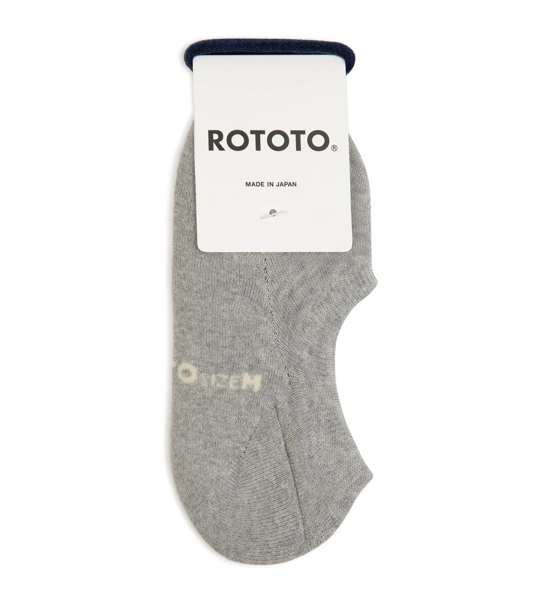 RoToTo Pile Ankle Socks: Light Grey