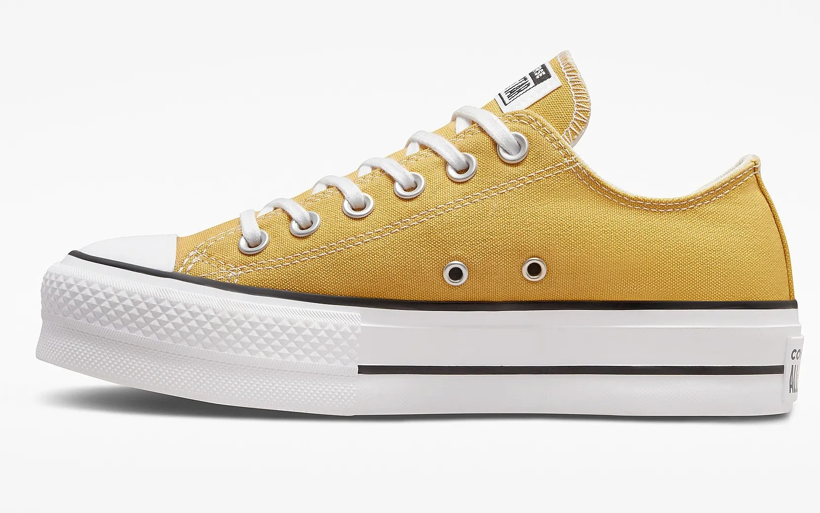 shoes Converse Chuck Taylor All Star Lift Platform Seasonal OX - A03057/Thriftshop Yellow/Black/White - women´s