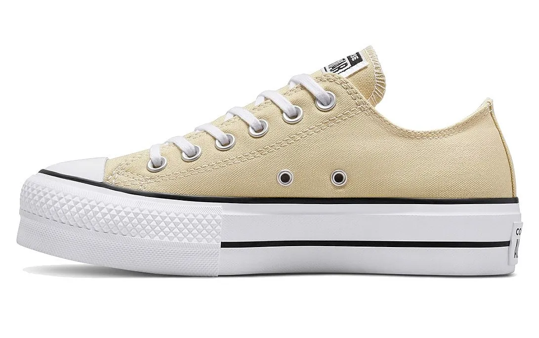 shoes Converse Chuck Taylor All Star Lift Platform Seasonal OX - A03542/Oat Milk/White/Black - women´s