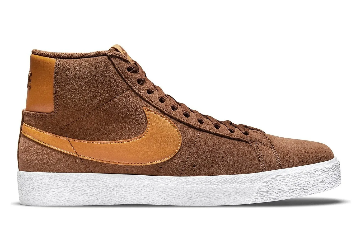 shoes Nike SB Zoom Blazer Mid - Pecan/Light Curry/Pecan/White - men´s