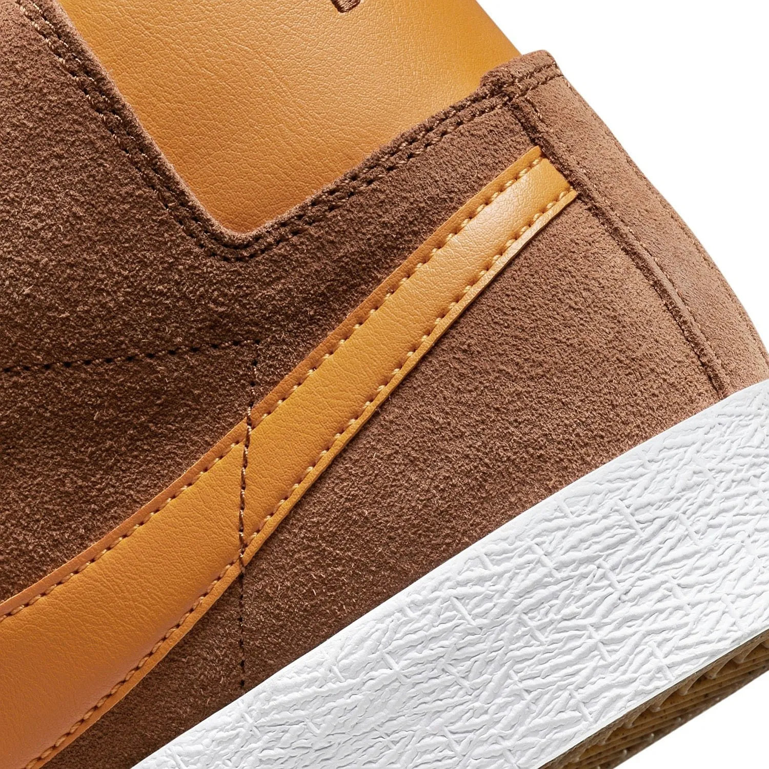 shoes Nike SB Zoom Blazer Mid - Pecan/Light Curry/Pecan/White - men´s