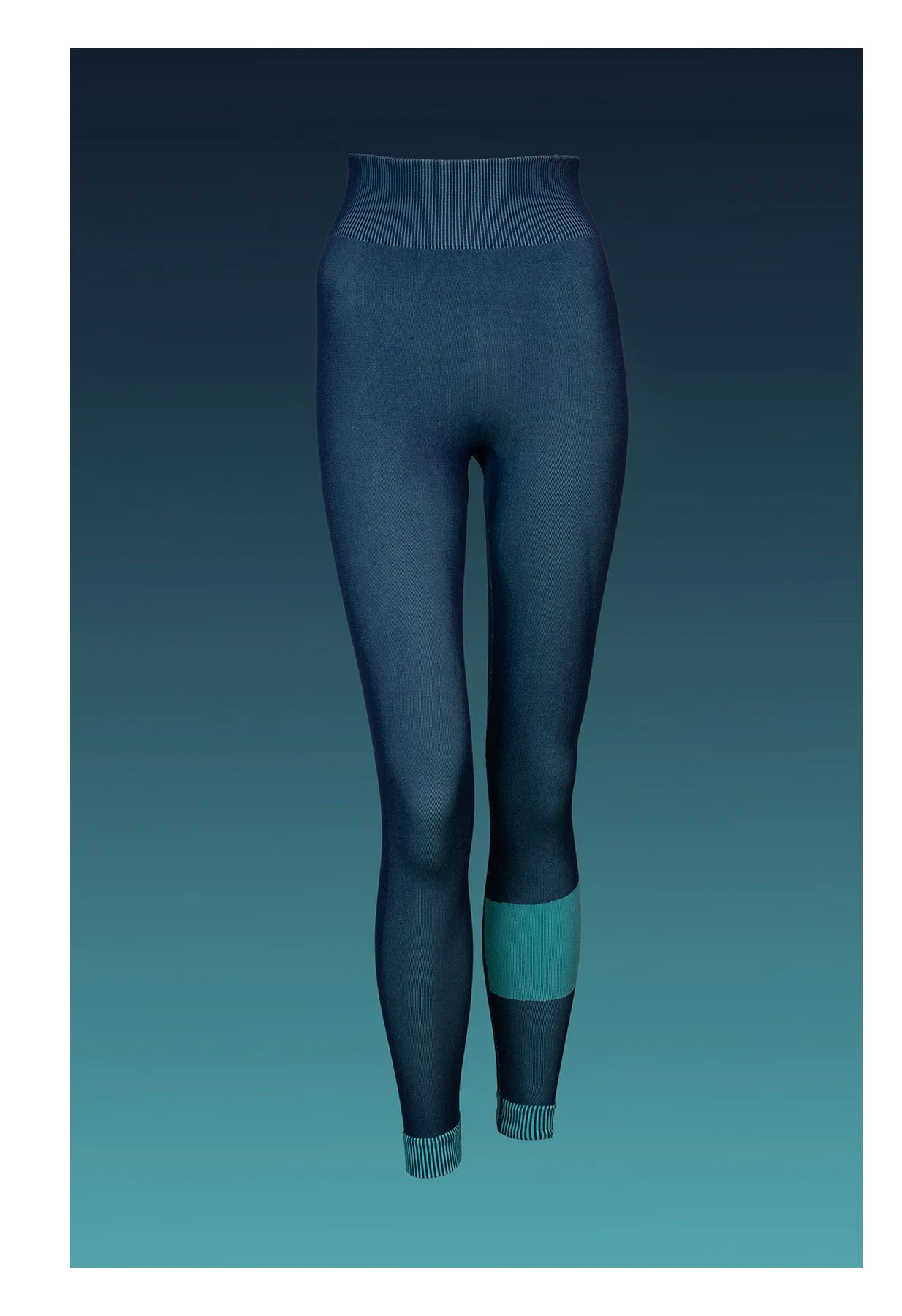 Sloobie Chamonix Thermal Base Layer Leggings in Navy