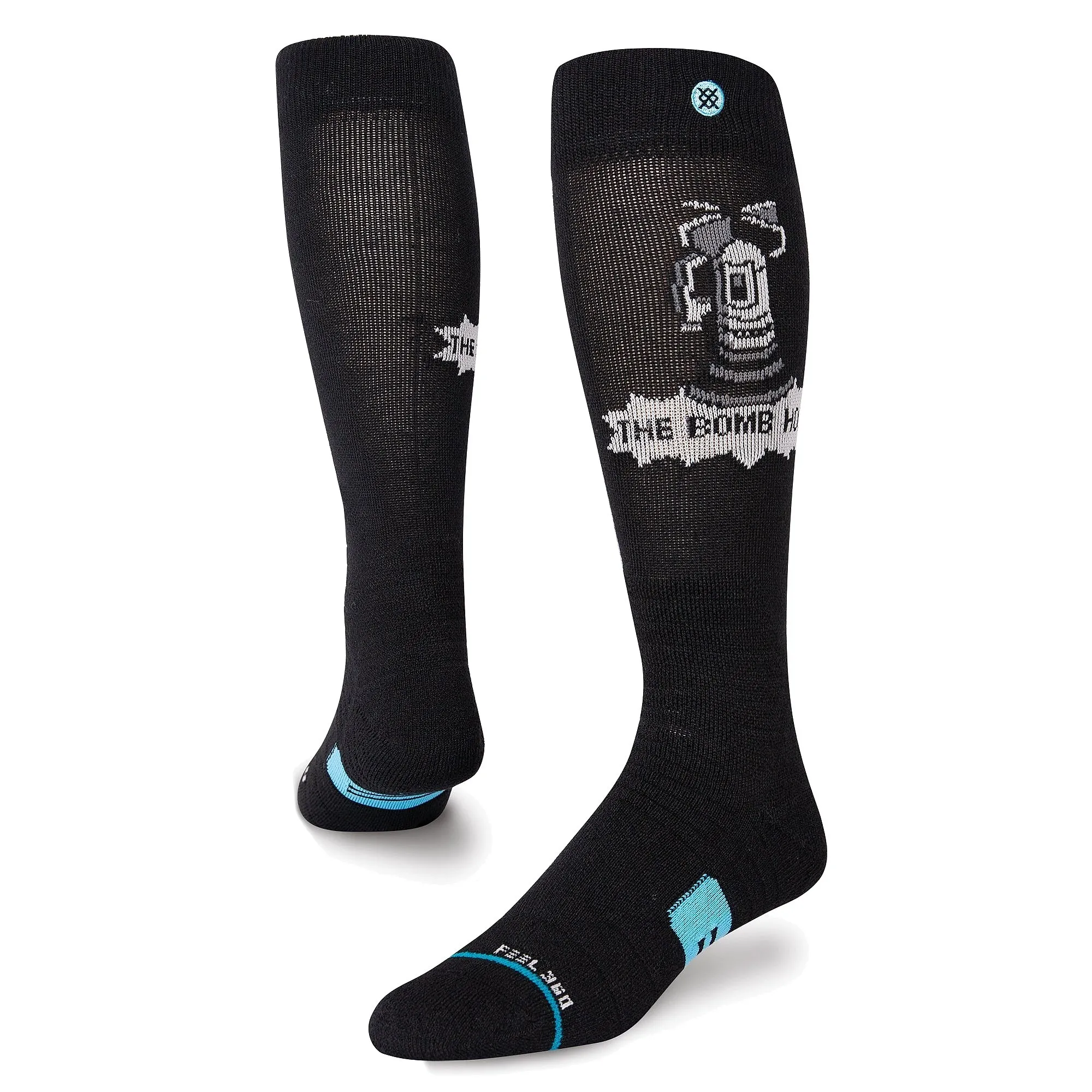 socks Stance Bomb Hole Crew - Black