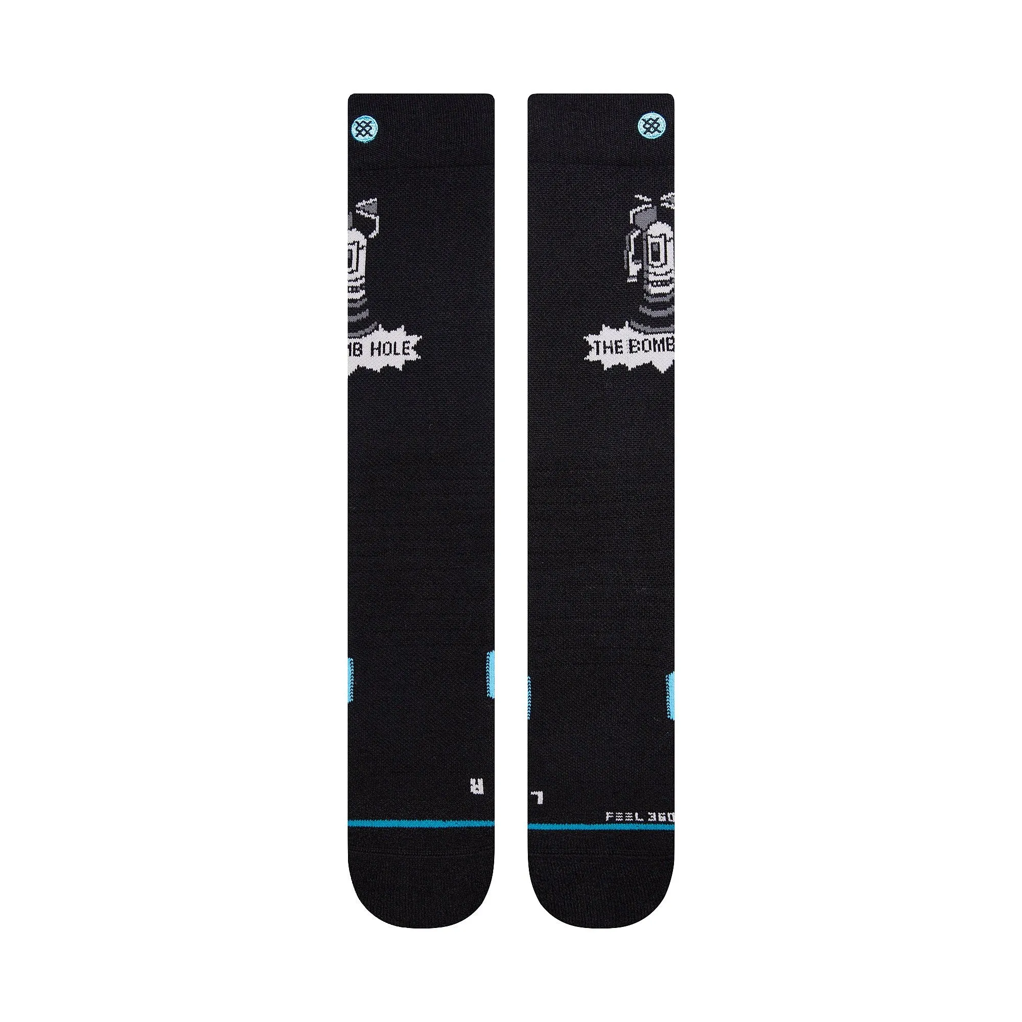 socks Stance Bomb Hole Crew - Black