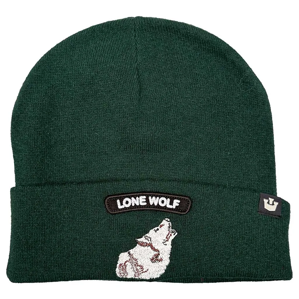 Soft Rock Wolf | Merino Beanie