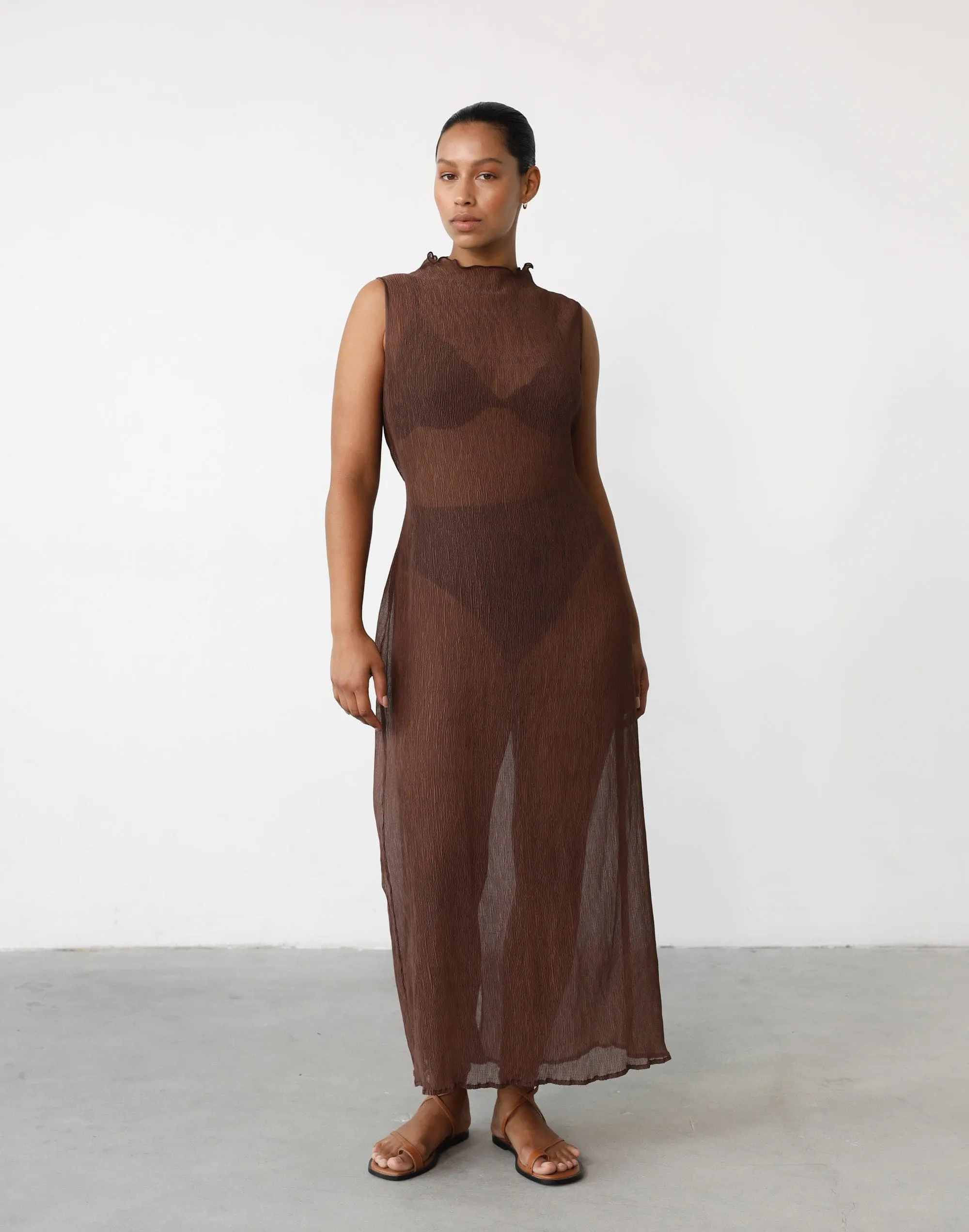 Solar Maxi Dress (Cocoa)