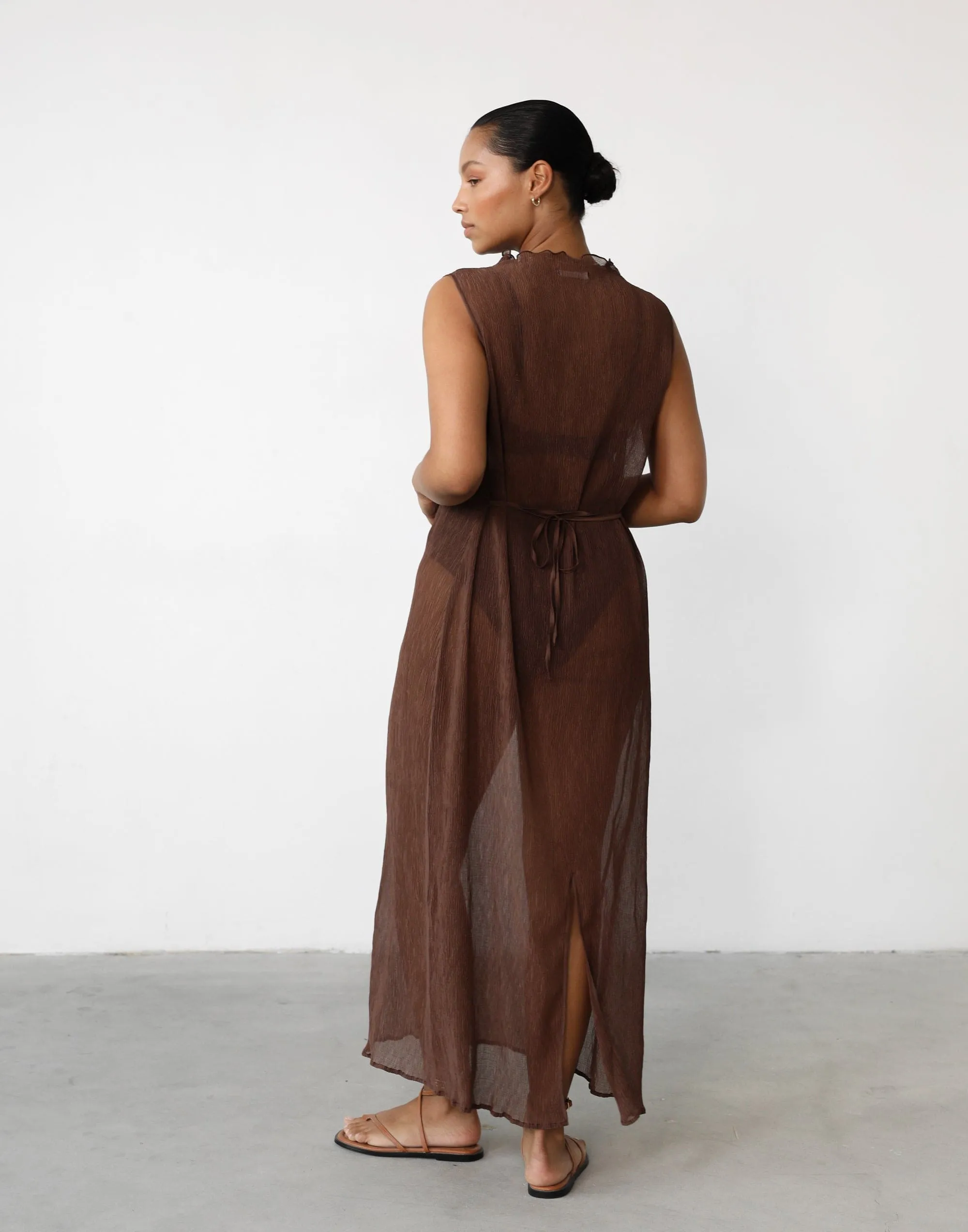 Solar Maxi Dress (Cocoa)