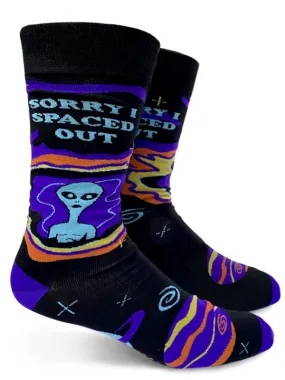 Sorry I spaced Out Mens Crew Socks