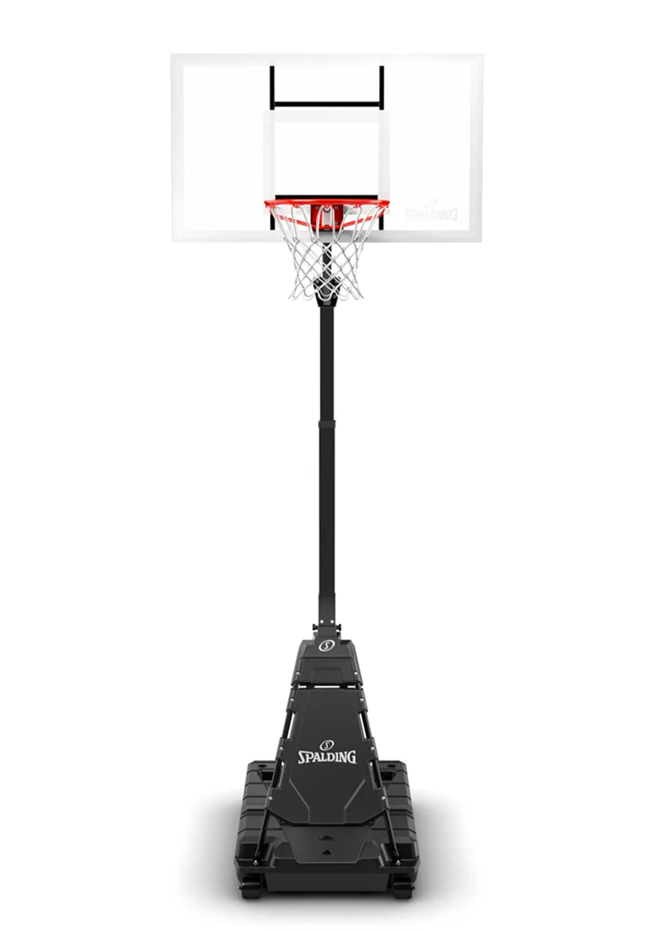 Spalding The Momentous EZ Assembly 50 Inch Acrylic Portable Basketball System  AA6E2012