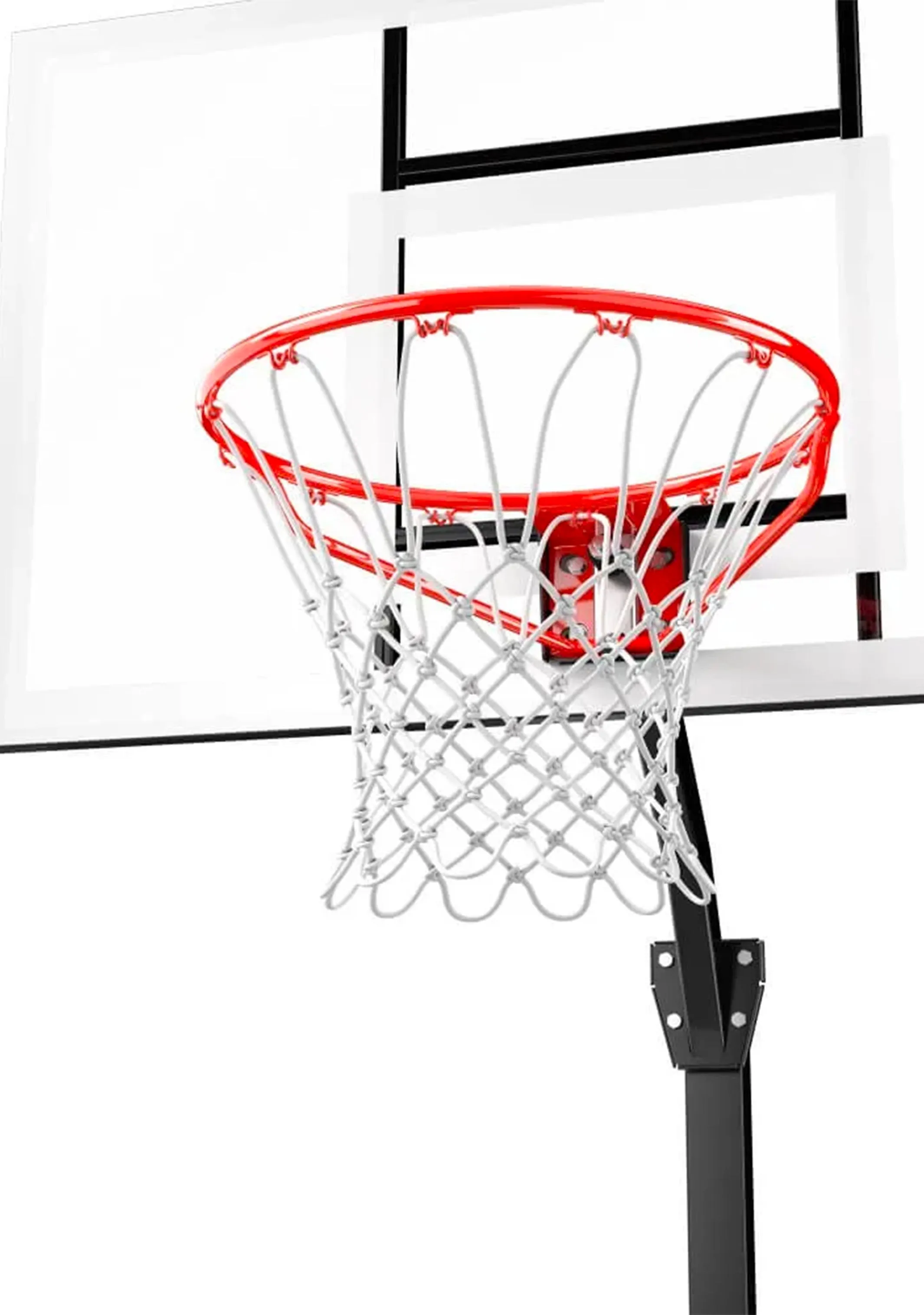 Spalding The Momentous EZ Assembly 50 Inch Acrylic Portable Basketball System  AA6E2012