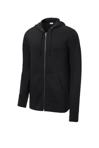 Sport-Tek  PosiCharge  Tri-Blend Wicking Fleece Full-Zip Hooded Jacke w/ LOGO Left Chest