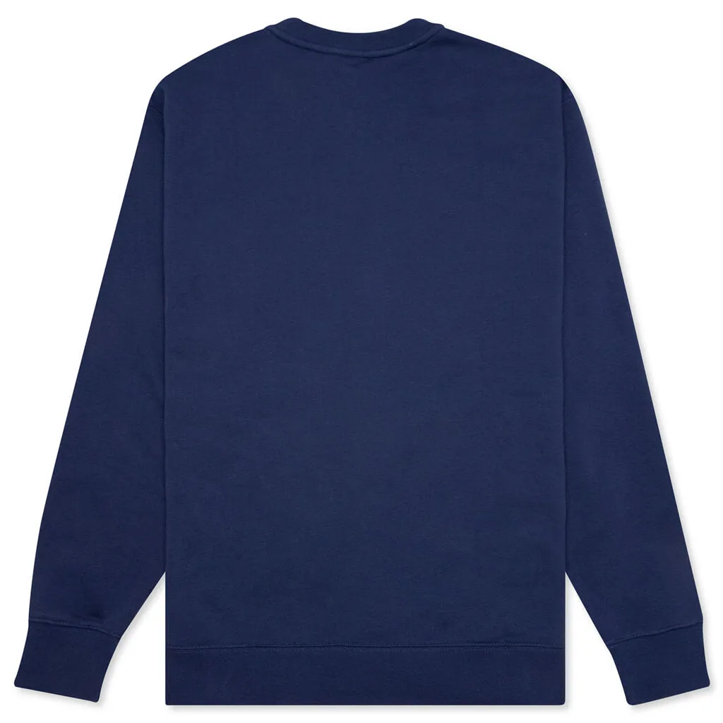 Sportswear Club Fleece Crew - Midnight Navy/White