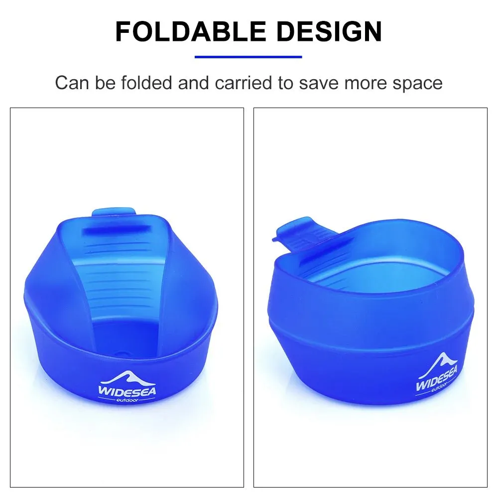 Tasse pliable de randonnée / bivouac 250ml Widesea - Camping Folding Bowl