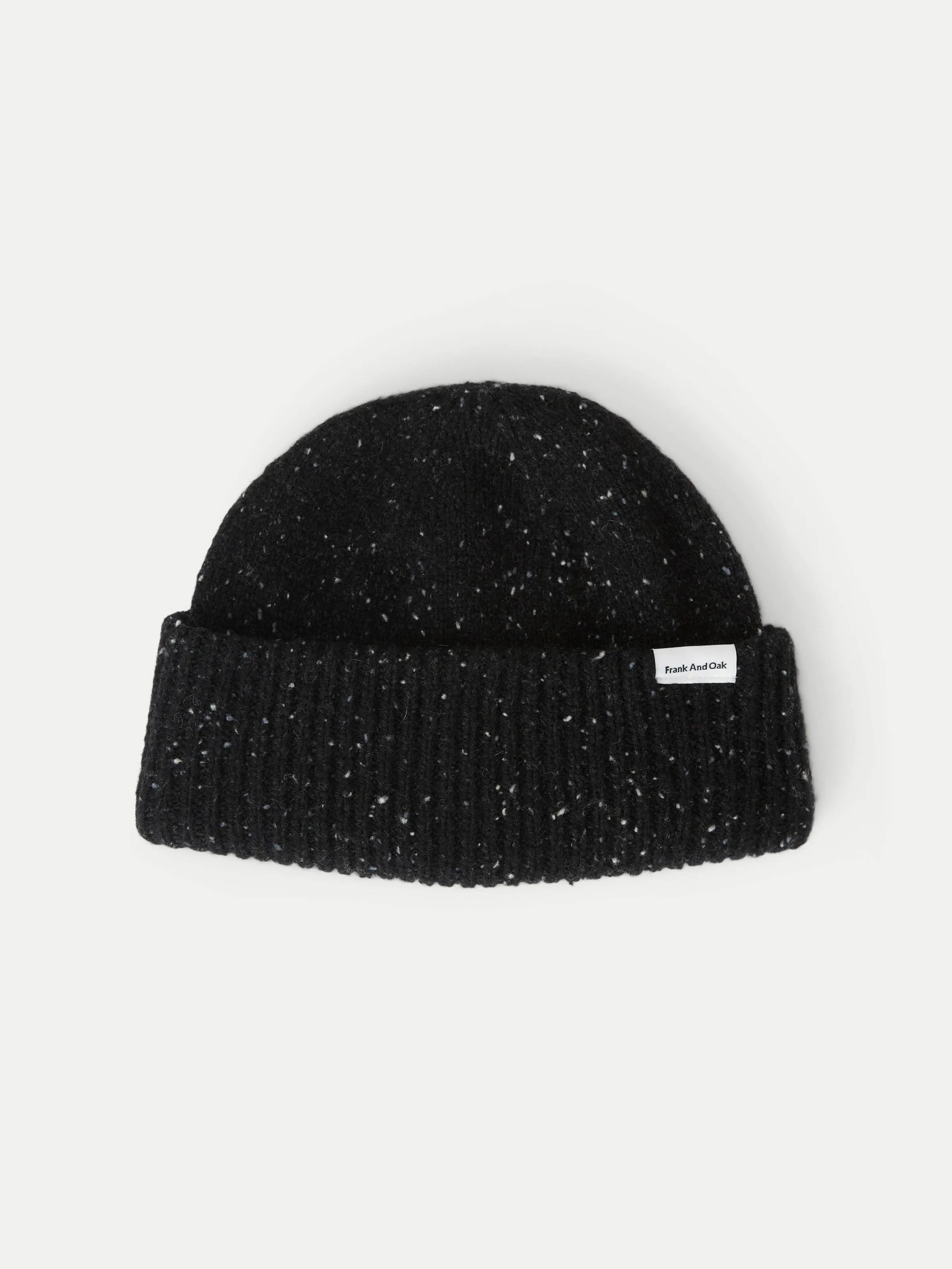 The Donegal Wool Beanie in Black