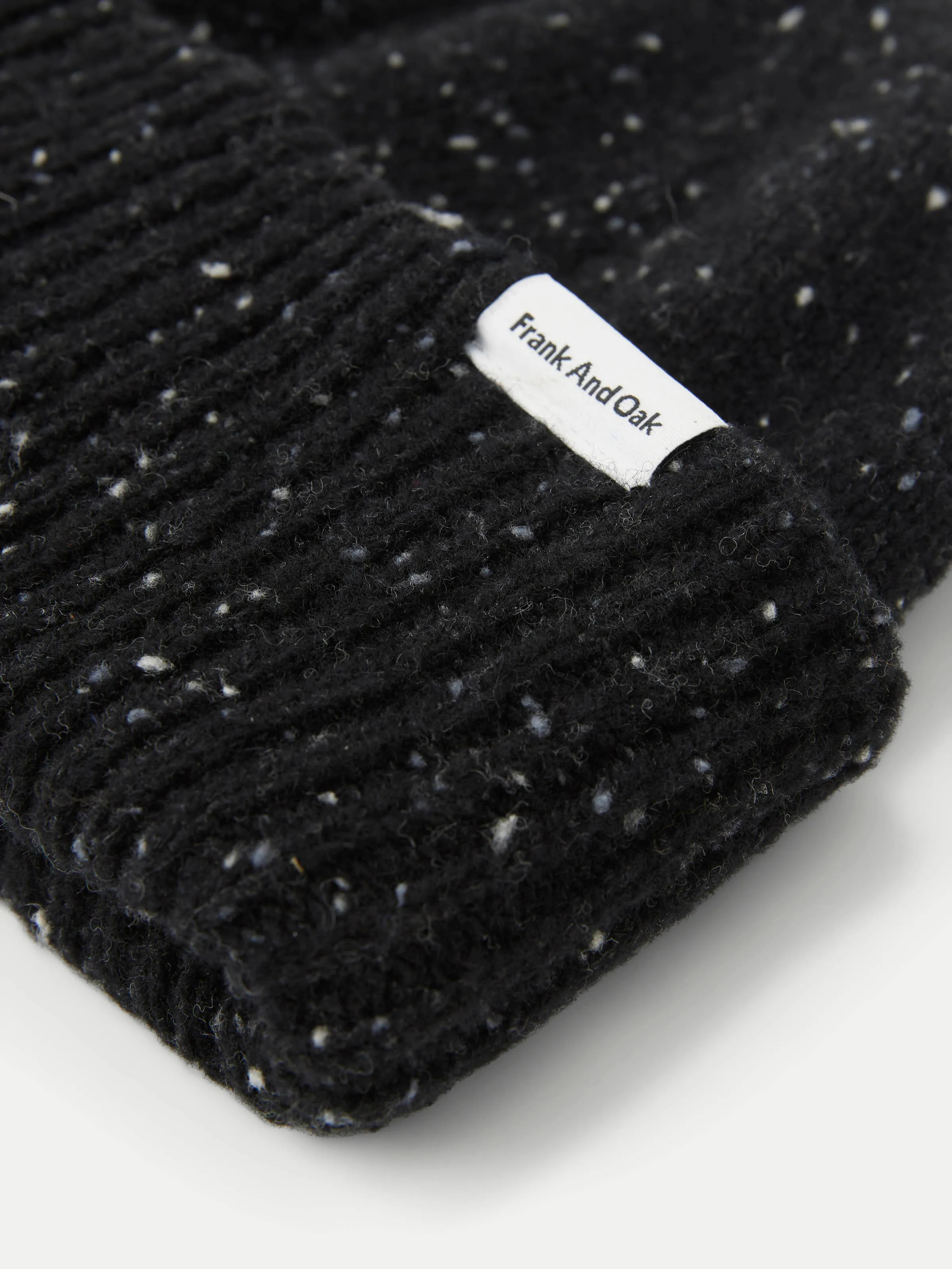 The Donegal Wool Beanie in Black