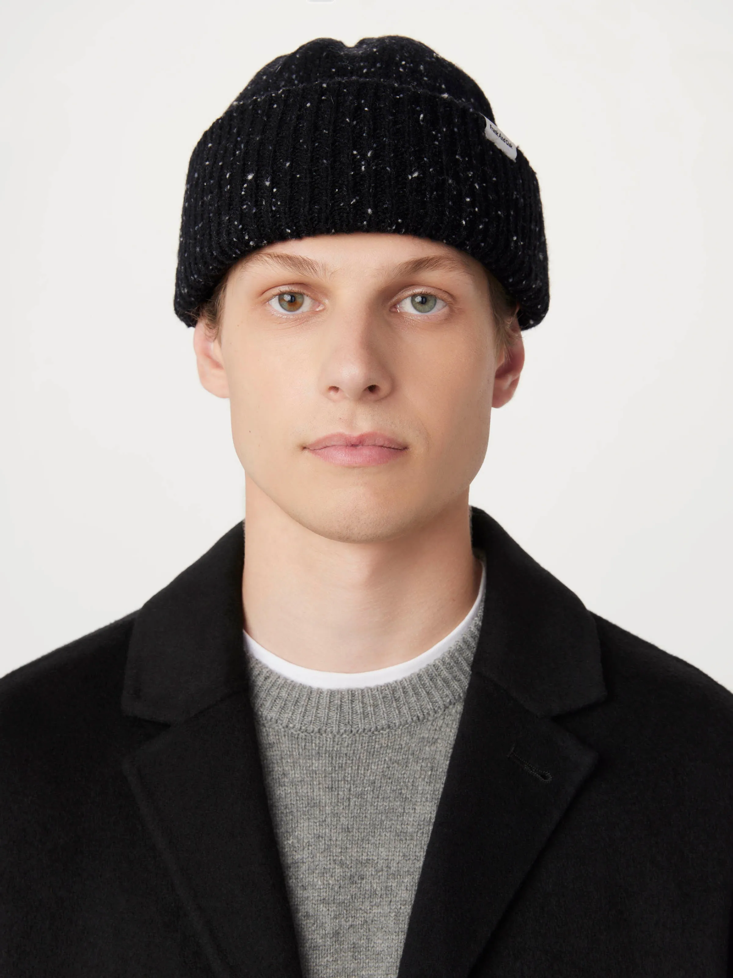 The Donegal Wool Beanie in Black