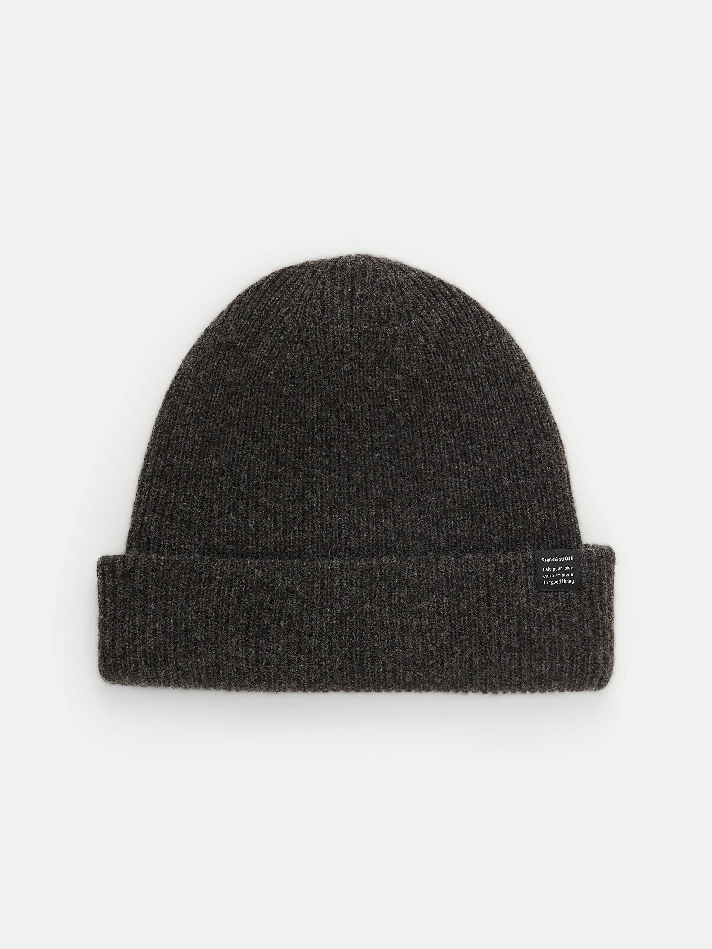 The Yak Wool Beanie in Charcoal