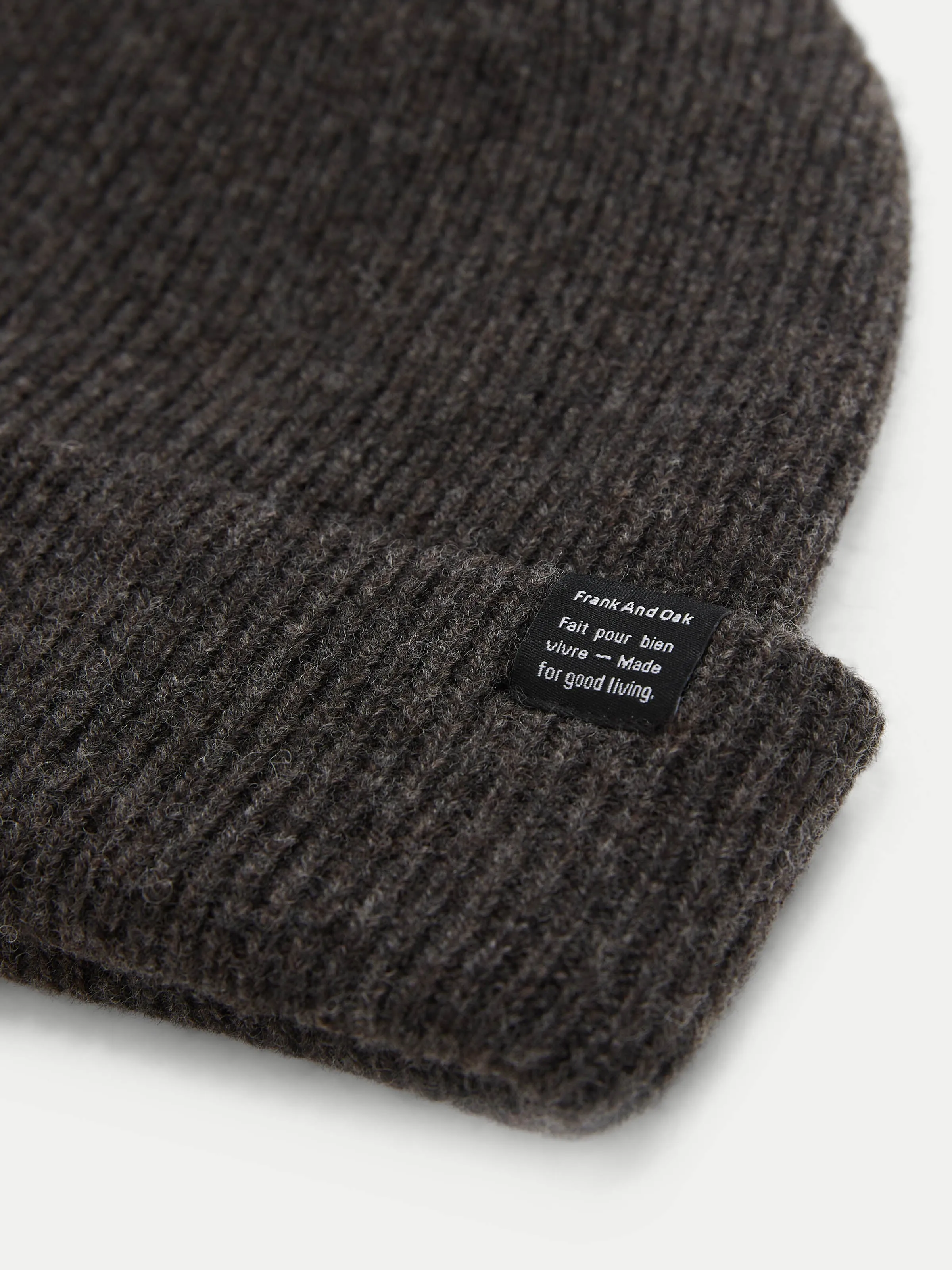 The Yak Wool Beanie in Charcoal