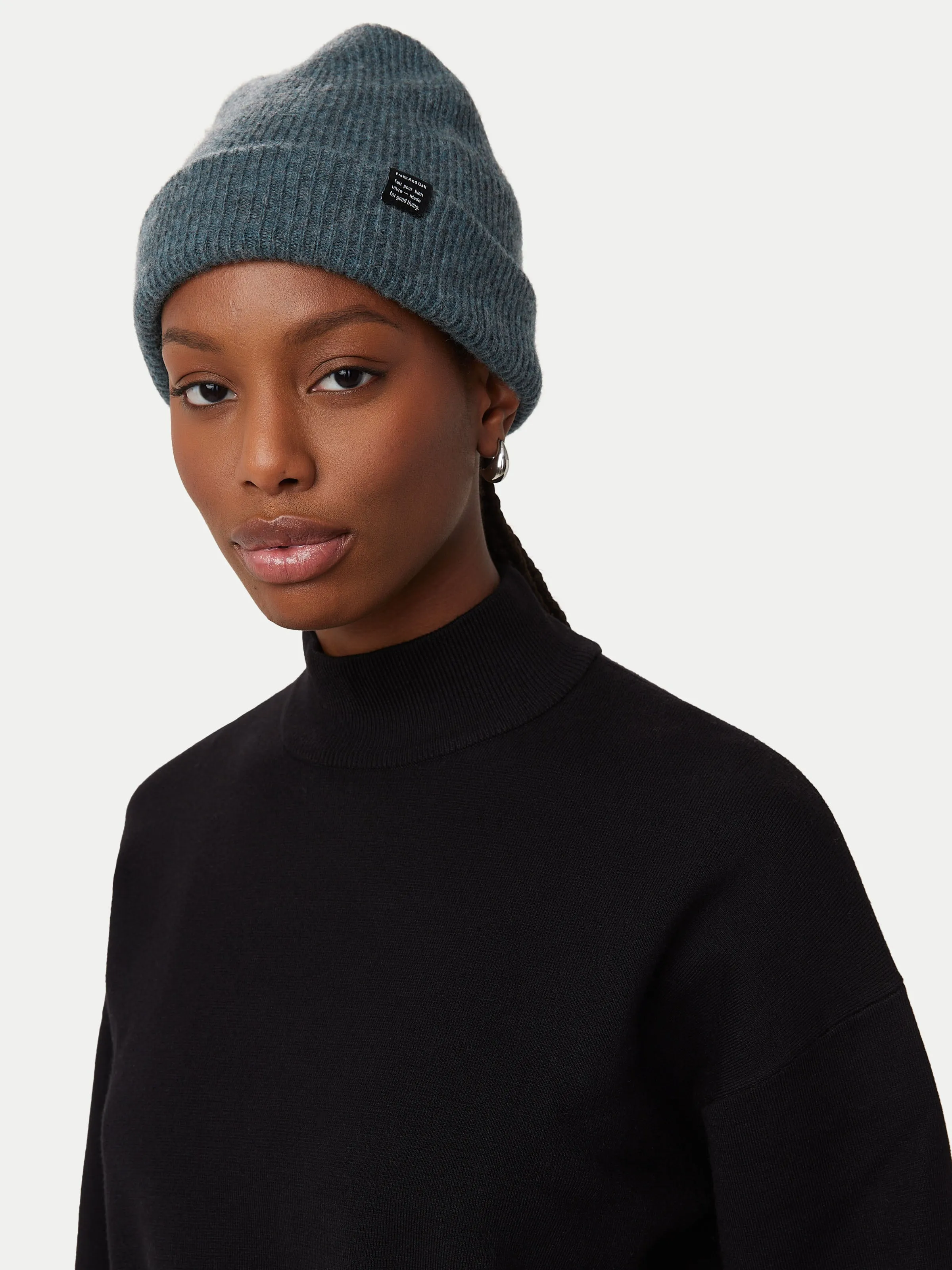 The Yak Wool Beanie in Slate