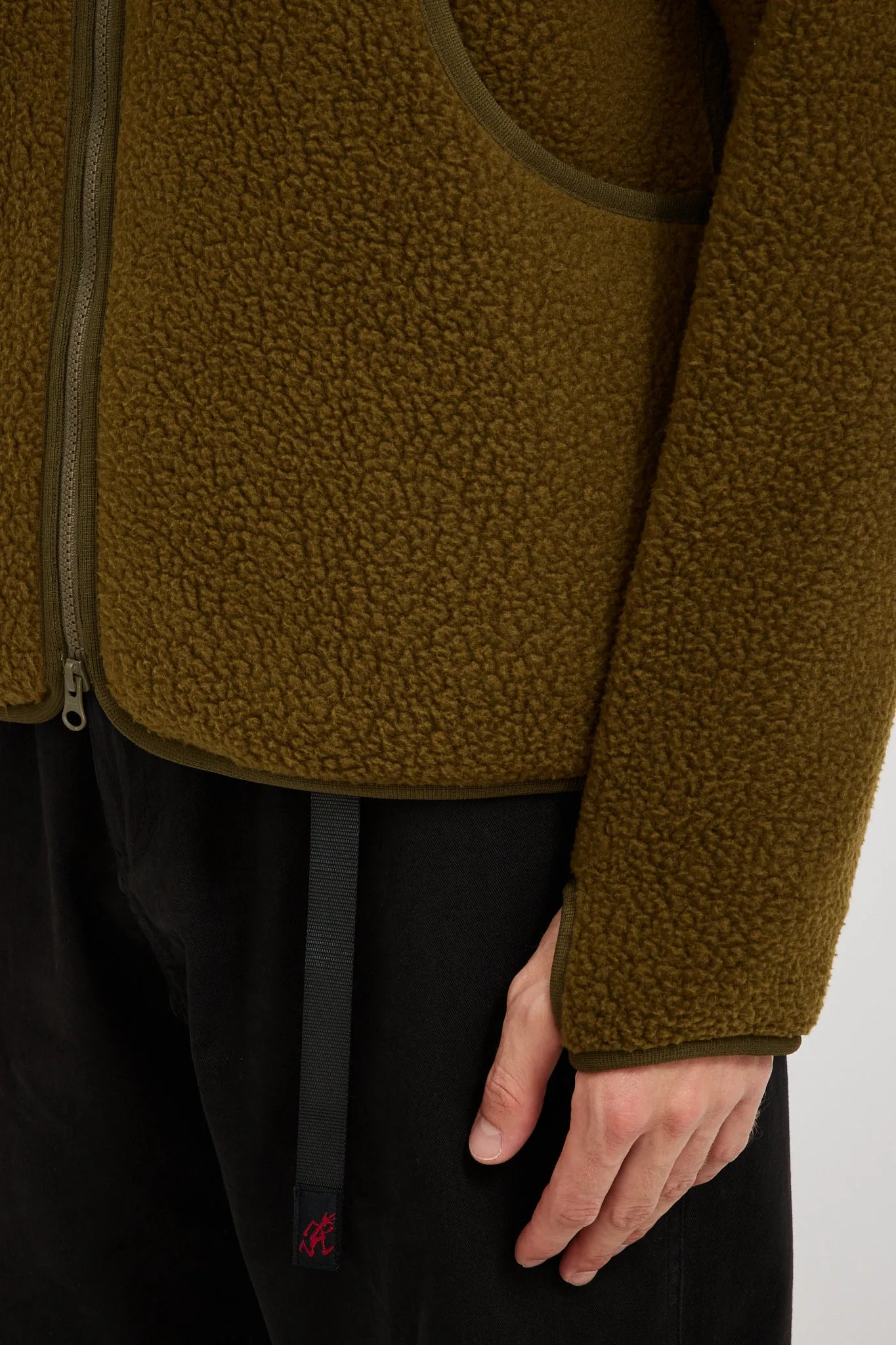 Thermal Boa Fleece Jacket Olive