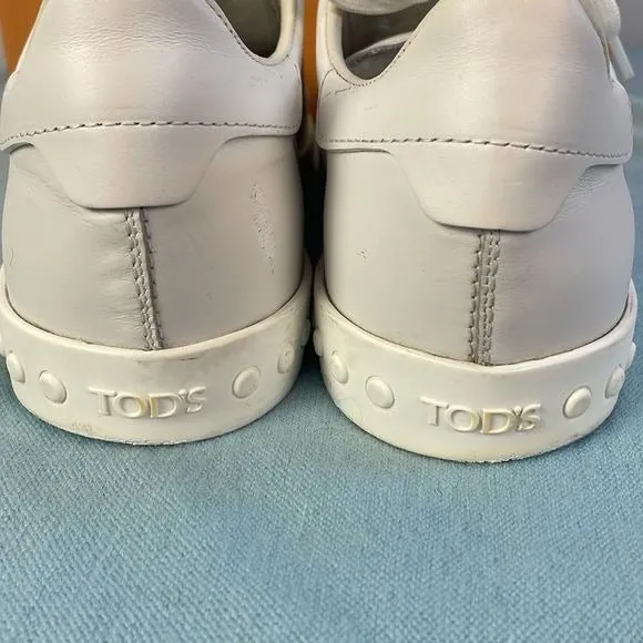 TodsWhite With Chain Detail Sneakers