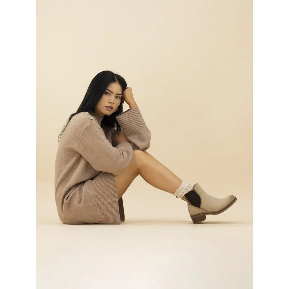 Tonia Beige Ankle Boot-Code: GLC002BG-54.99