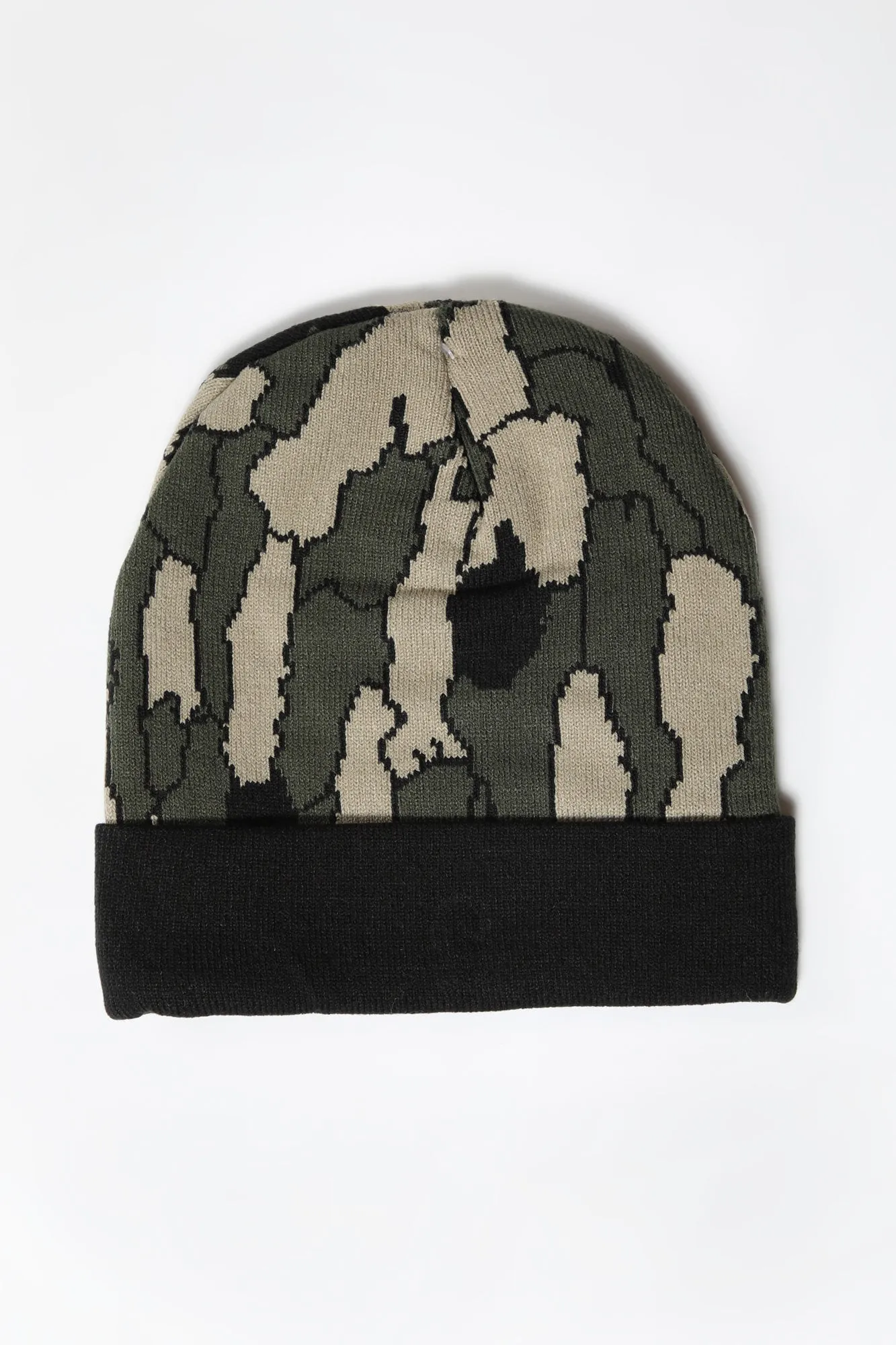 Tuque à Rabat Motif Camouflage Montagne West49 Homme