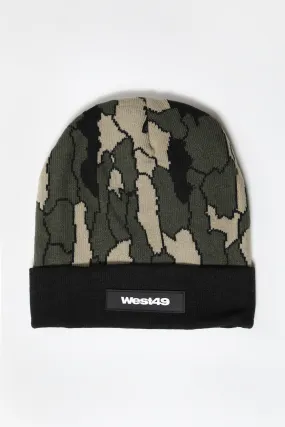 Tuque à Rabat Motif Camouflage Montagne West49 Homme