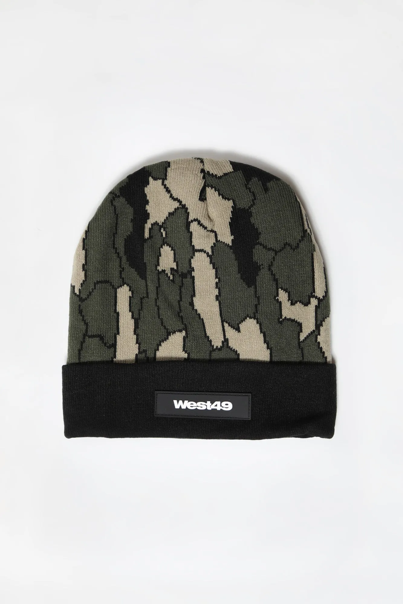 Tuque à Rabat Motif Camouflage Montagne West49 Junior