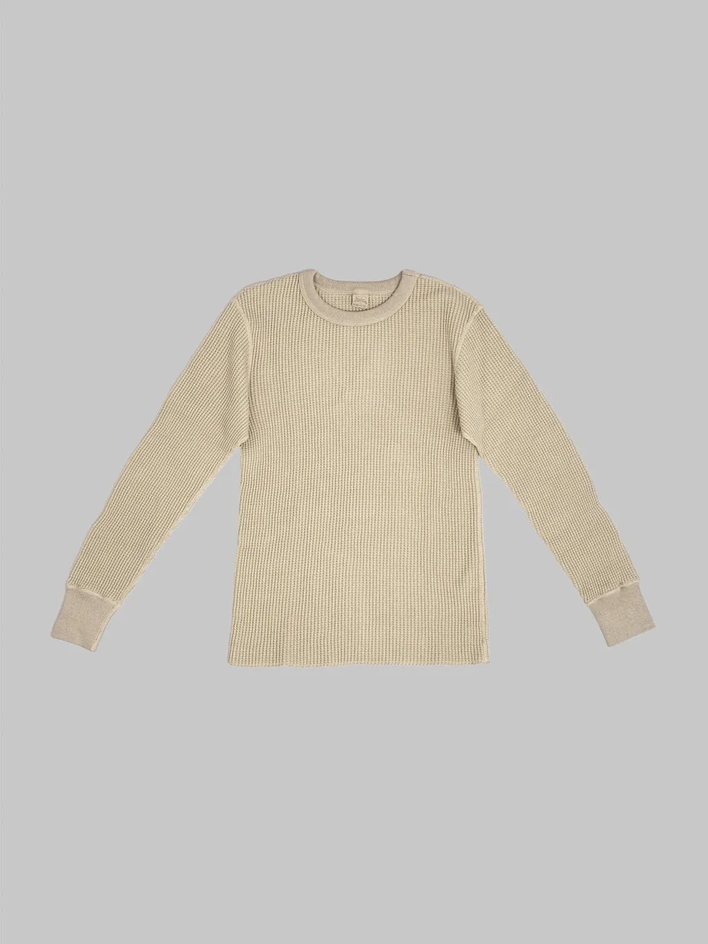 UES Thermal Big Waffle T-Shirt Beige