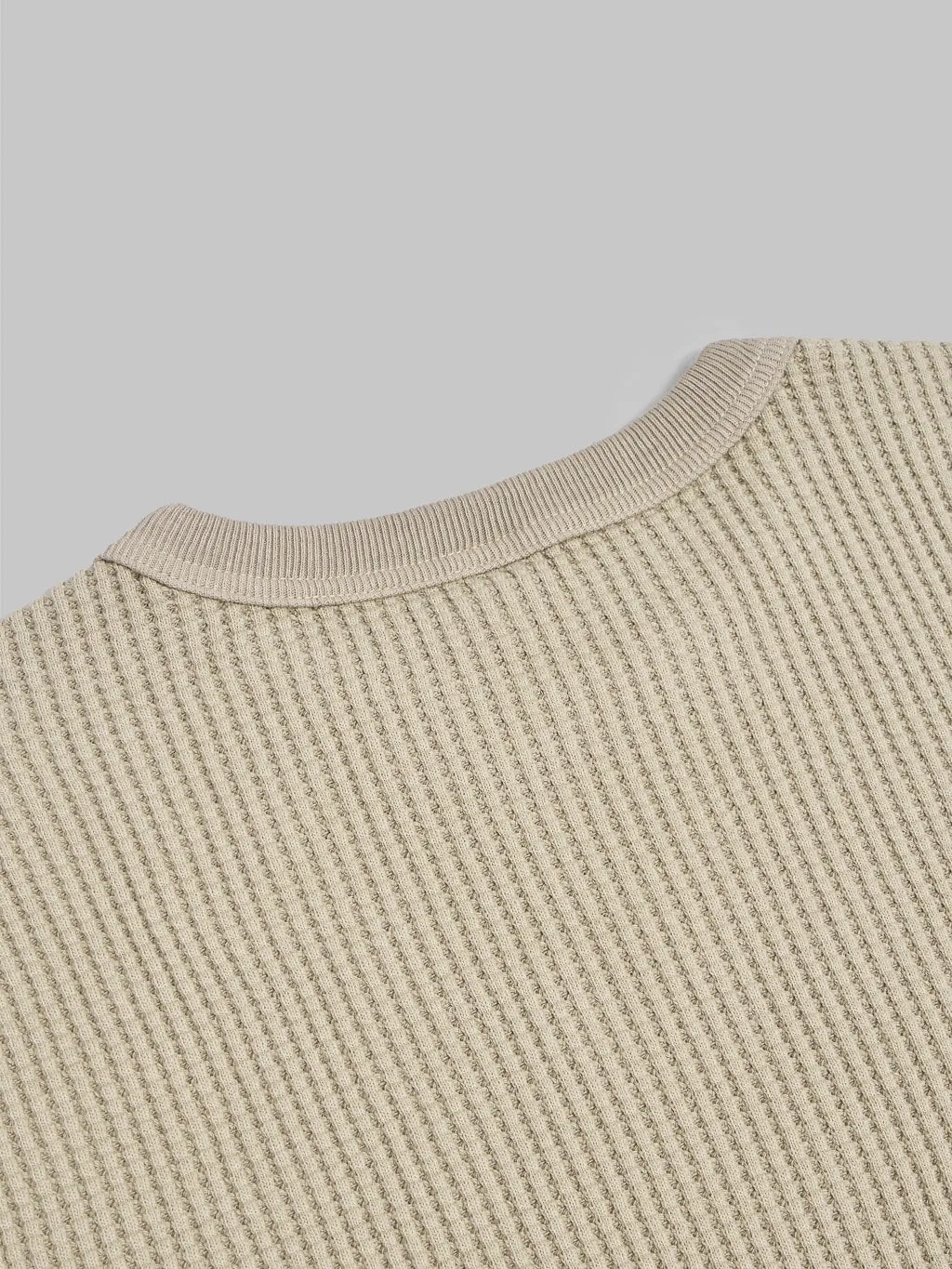 UES Thermal Big Waffle T-Shirt Beige