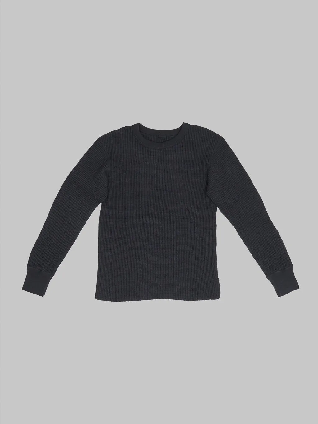 UES Thermal Big Waffle T-Shirt Black