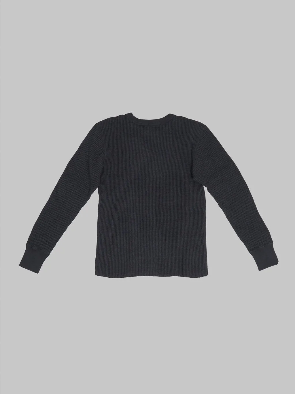 UES Thermal Big Waffle T-Shirt Black