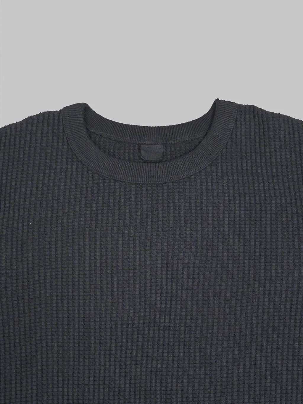 UES Thermal Big Waffle T-Shirt Black