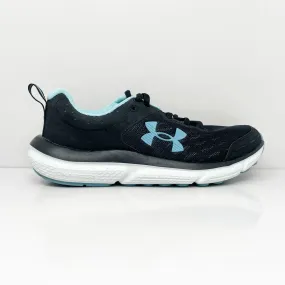 Under Armour Womens Charged Assert 10 3026179-003 Black Running Shoes Sneakers 6