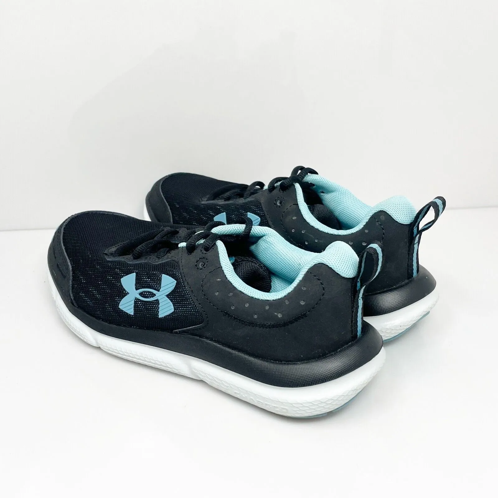 Under Armour Womens Charged Assert 10 3026179-003 Black Running Shoes Sneakers 6